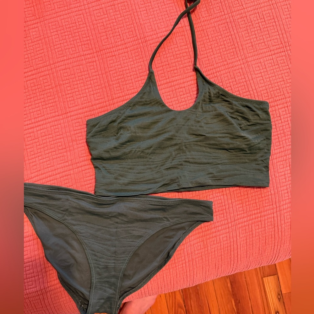 Aerie Swimwear in Forest Green